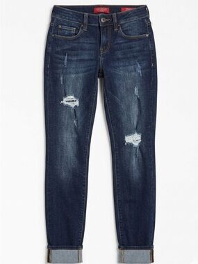 GUESS Sienna Ripped
Skinny Jeans 25
Distressed Blue Mid Rise
Y2K Grunge Goth
